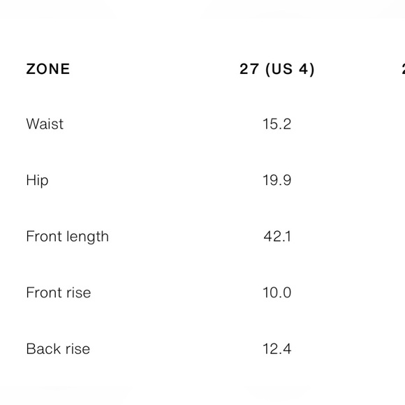 ZARA TRF Wide Leg Low Rise Jeans, Size 4 - Picture 6 of 7